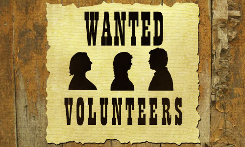 Volunteers Wanted